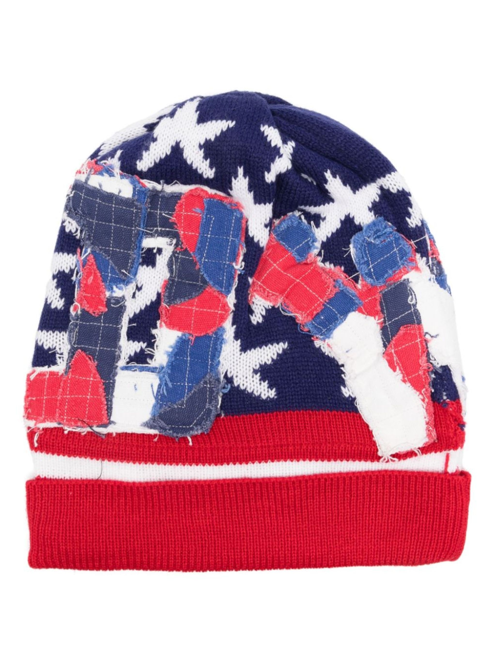 patchwork beanie - 1