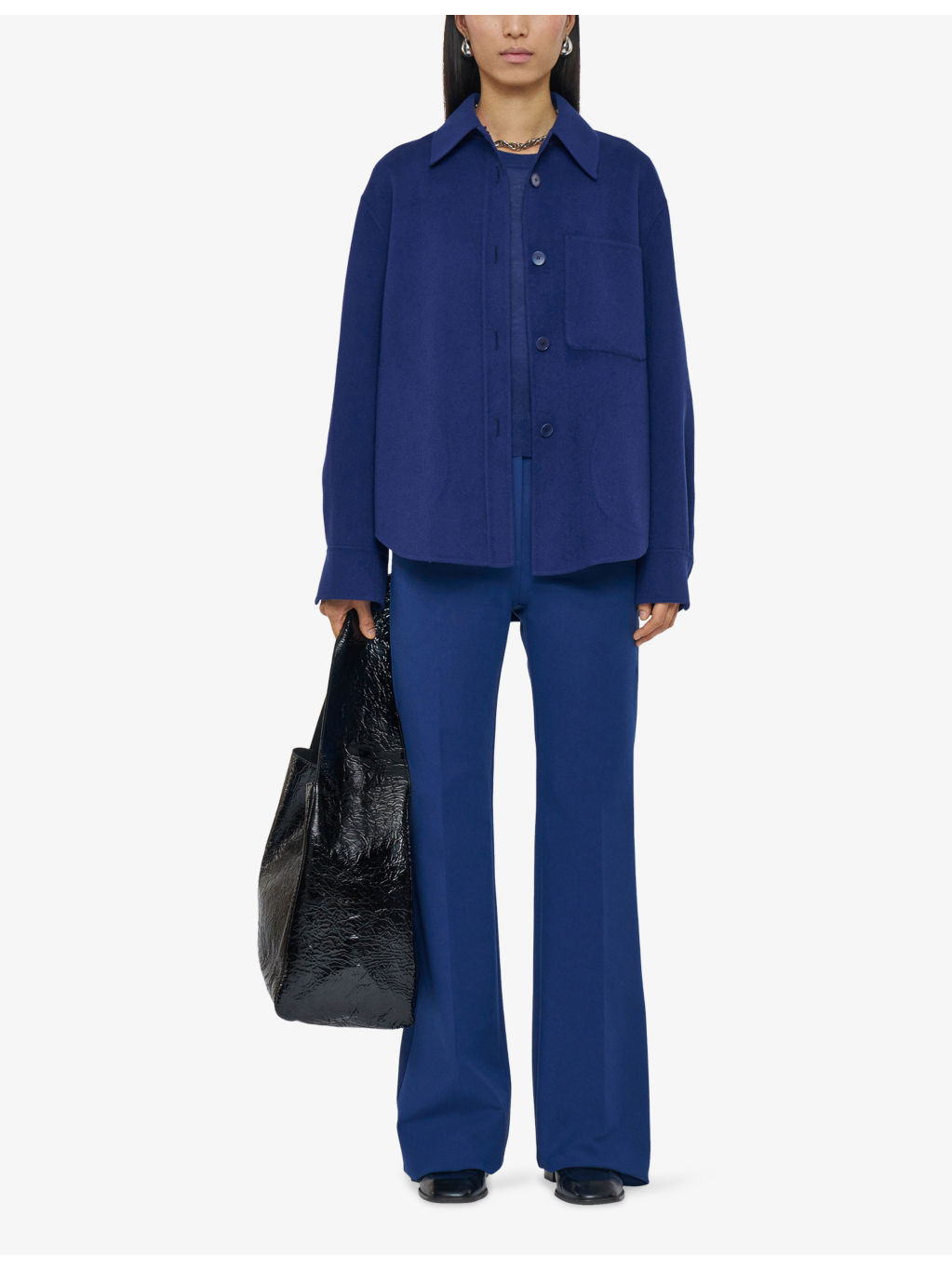 Jelia Relaxed-Fit Wool and Silk-Blend Overshirt - 2