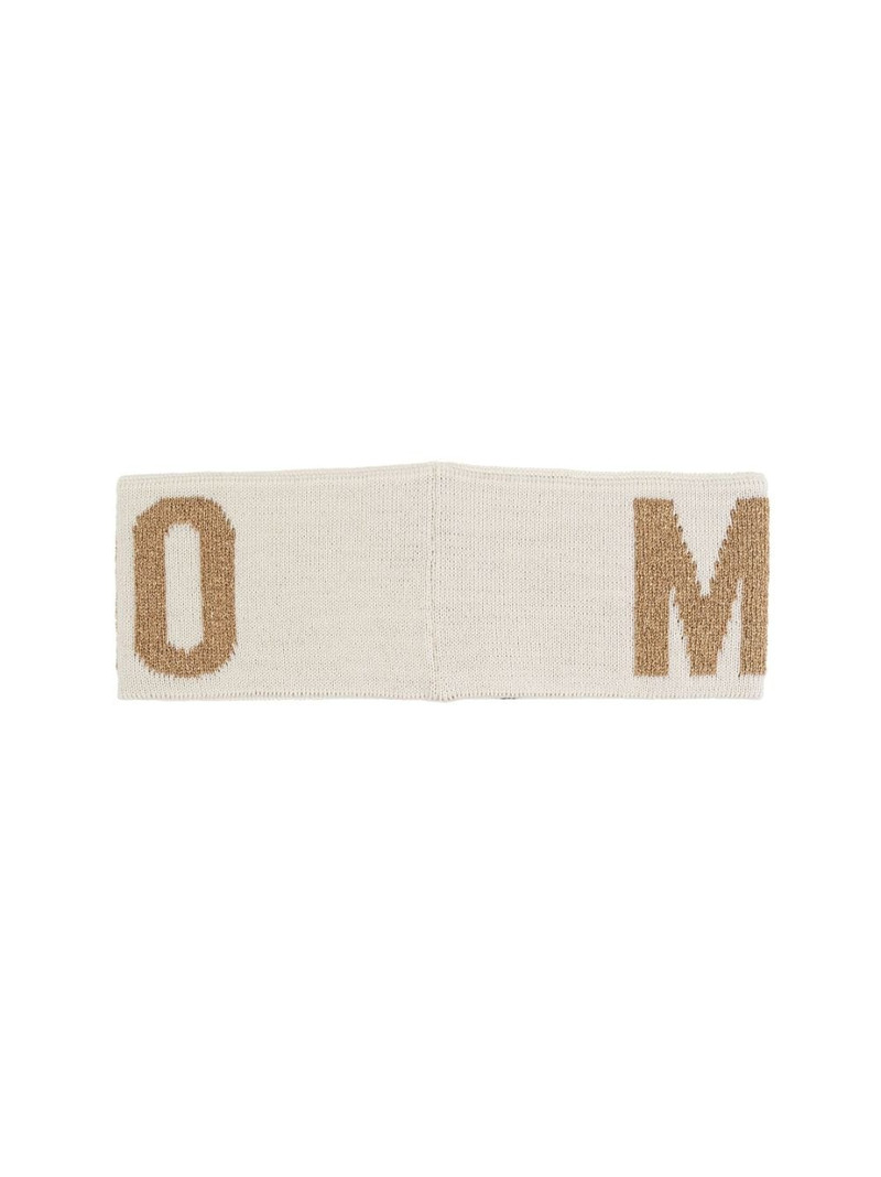 intarsia knit-logo headband 4