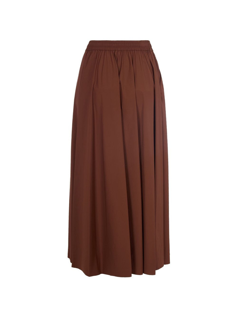 Herno drawstring-waistband midi skirt outlook