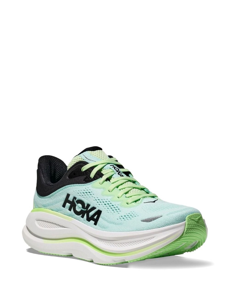 HOKA ONE ONE Bondi 9 "Lunamoth/Bluespark" sneakers outlook