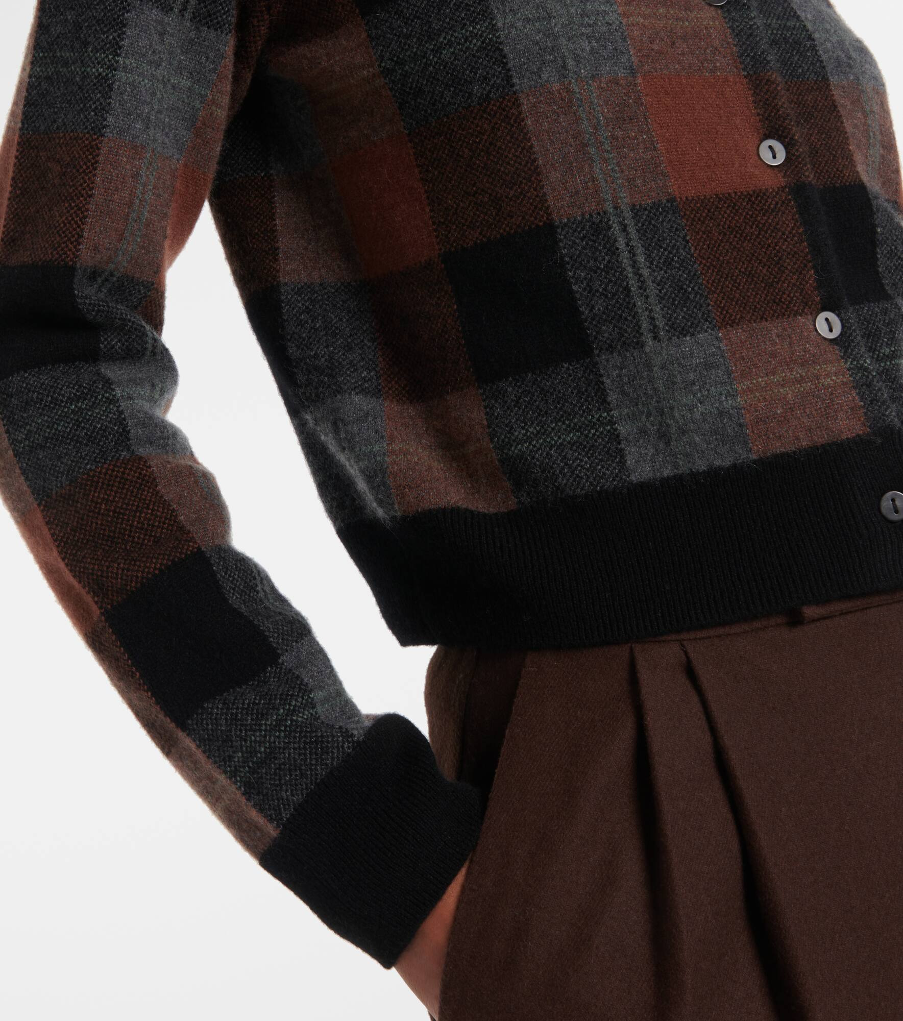 Checked cardigan - 5