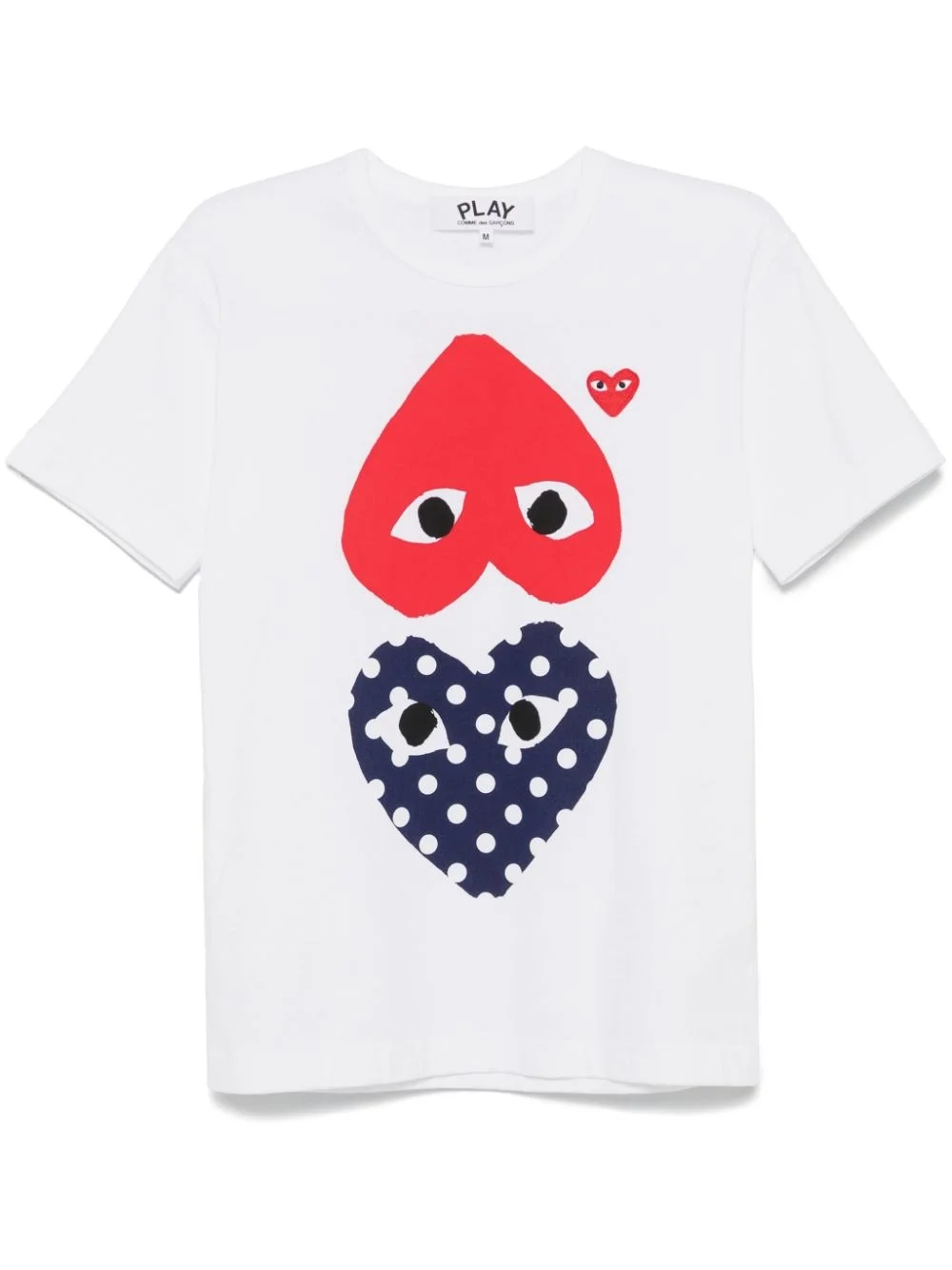 heart-print cotton T-shirt - 1