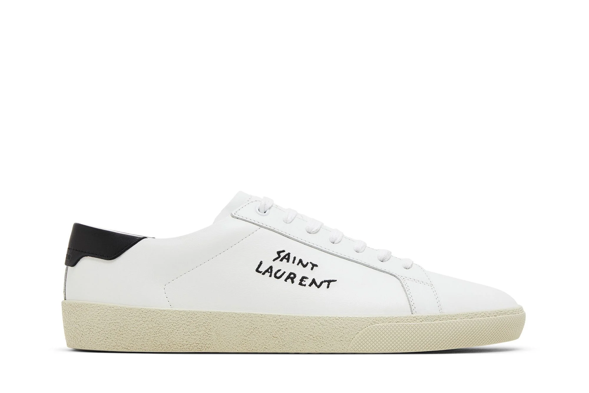 Saint Laurent SL-06 Court Leather 'White Black' 2023 - 1