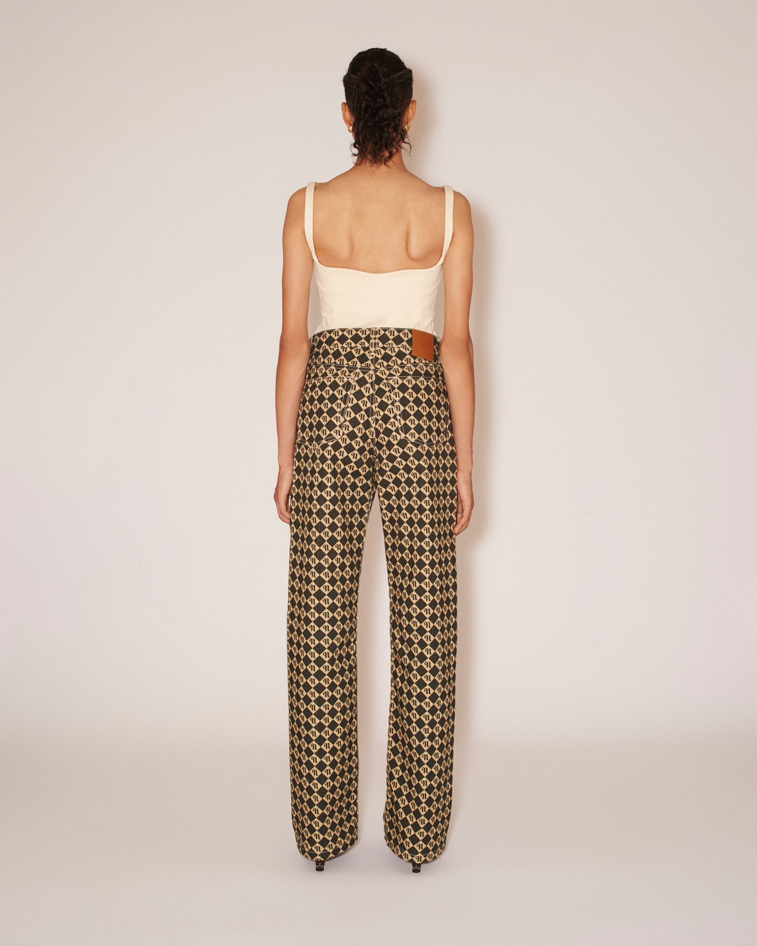 BASMA - Checkered denim - Diamond - 4