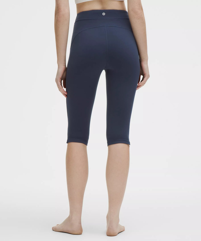 Groove High-Rise Notched-Hem Crop 15" 3