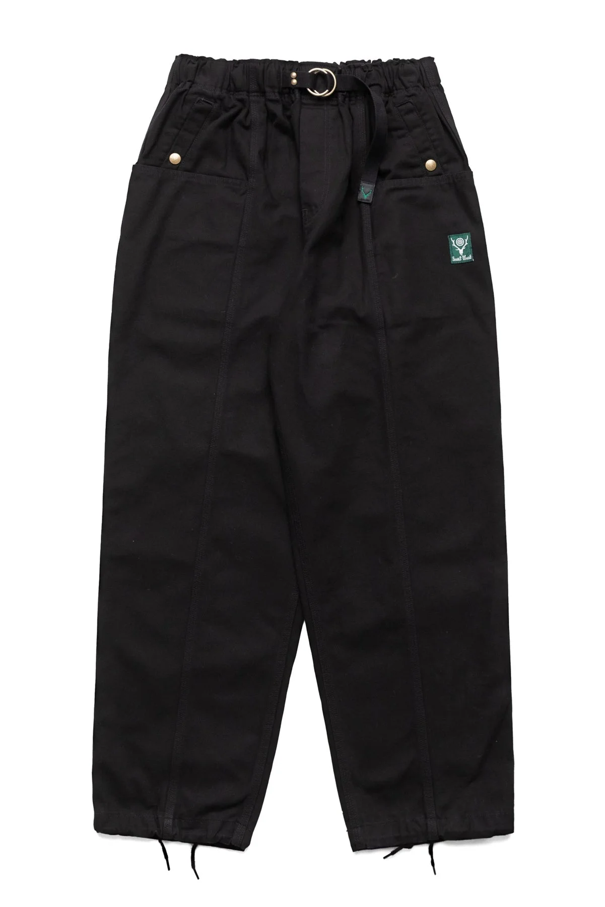 Belted C.S. Pant 11.5oz Cotton Canvas - Black - 1