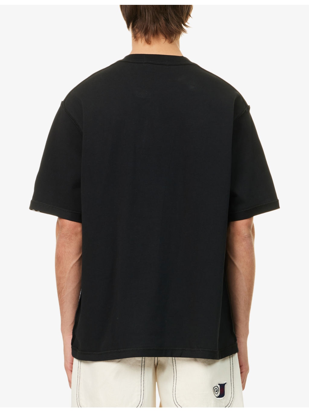 Brand-Print Crewneck Cotton-Jersey T-Shirt - 4