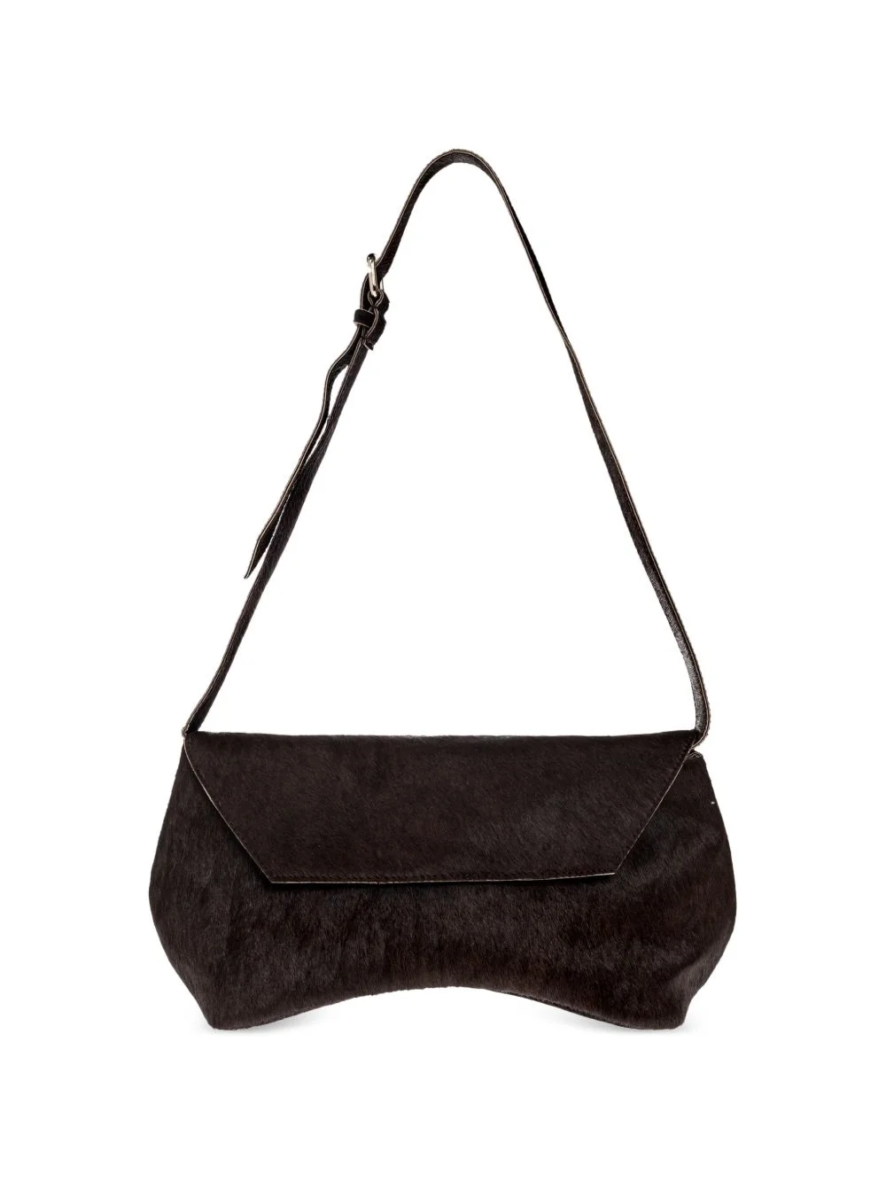 Gzwedala pony-hair leather shoulder bag - 1