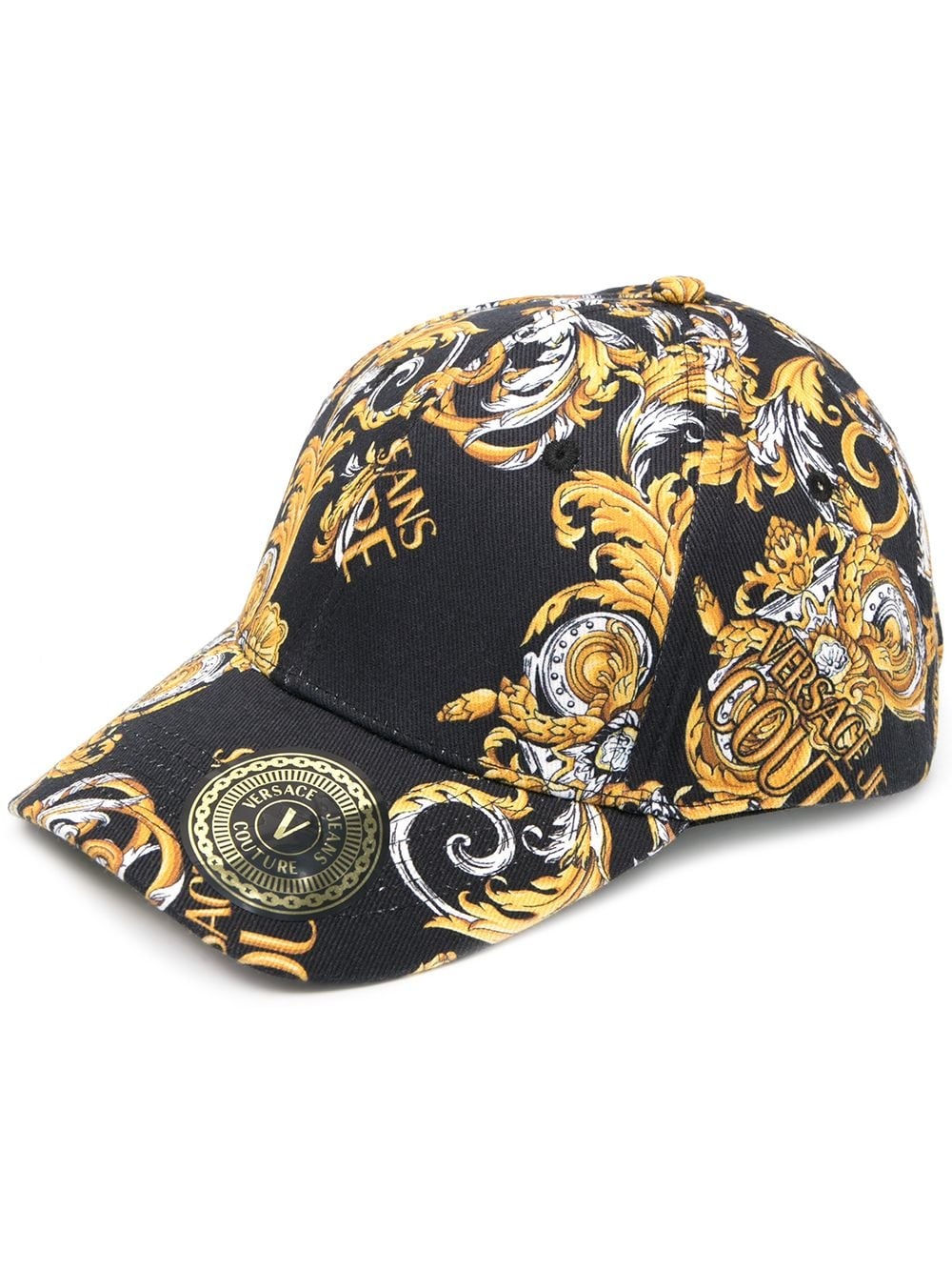 Logo Baroque-print baseball cap - 1