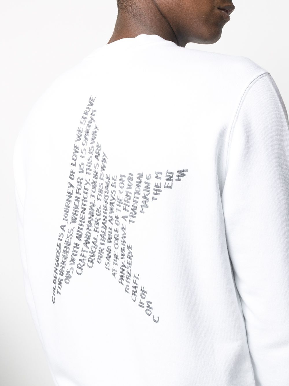 text star-print T-shirt - 5