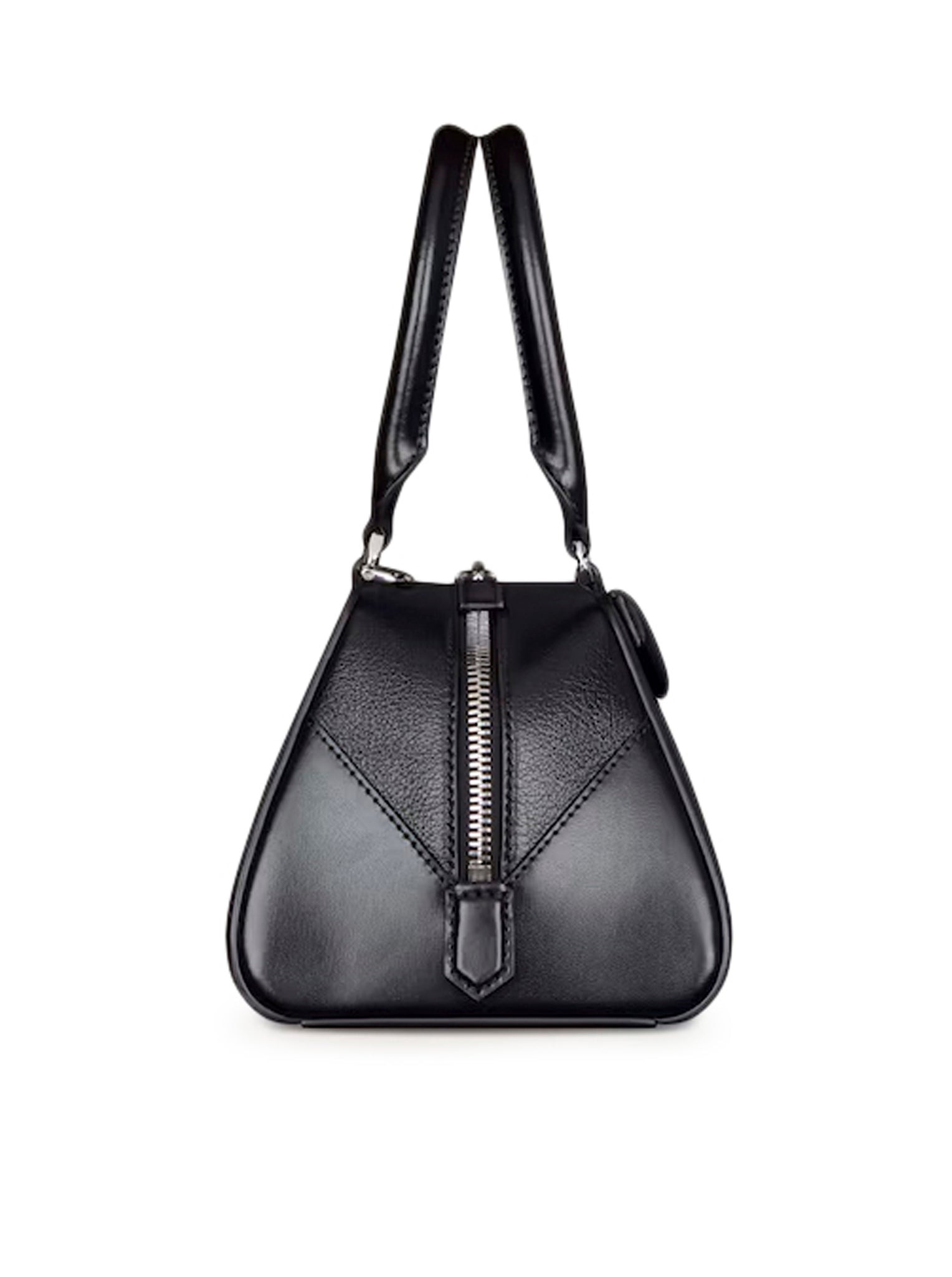 ANTIGONA EAST-WEST SMALL LEATHER BOX BAG - 3