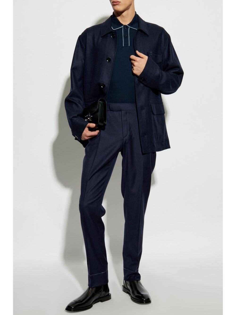 pressed crease trousers - 2