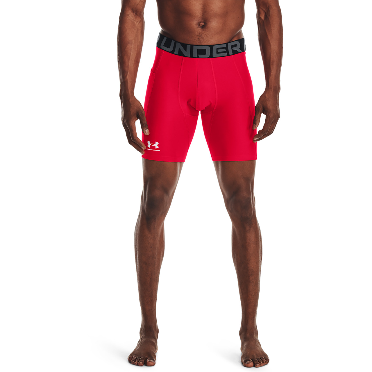 Under Armour Mens Under Armour HG Armour 2.0 6" Compression Shorts - 1
