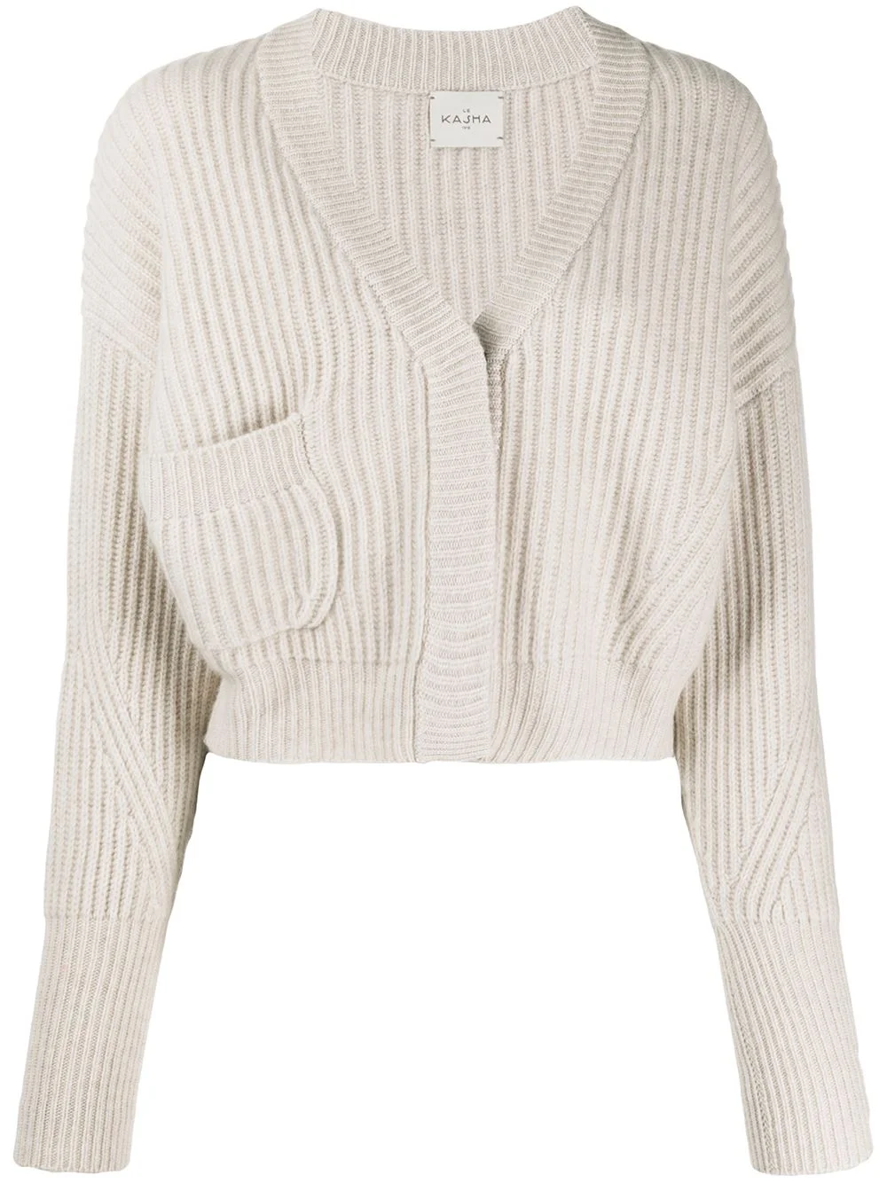 Monaco cropped cashmere cardigan - 1