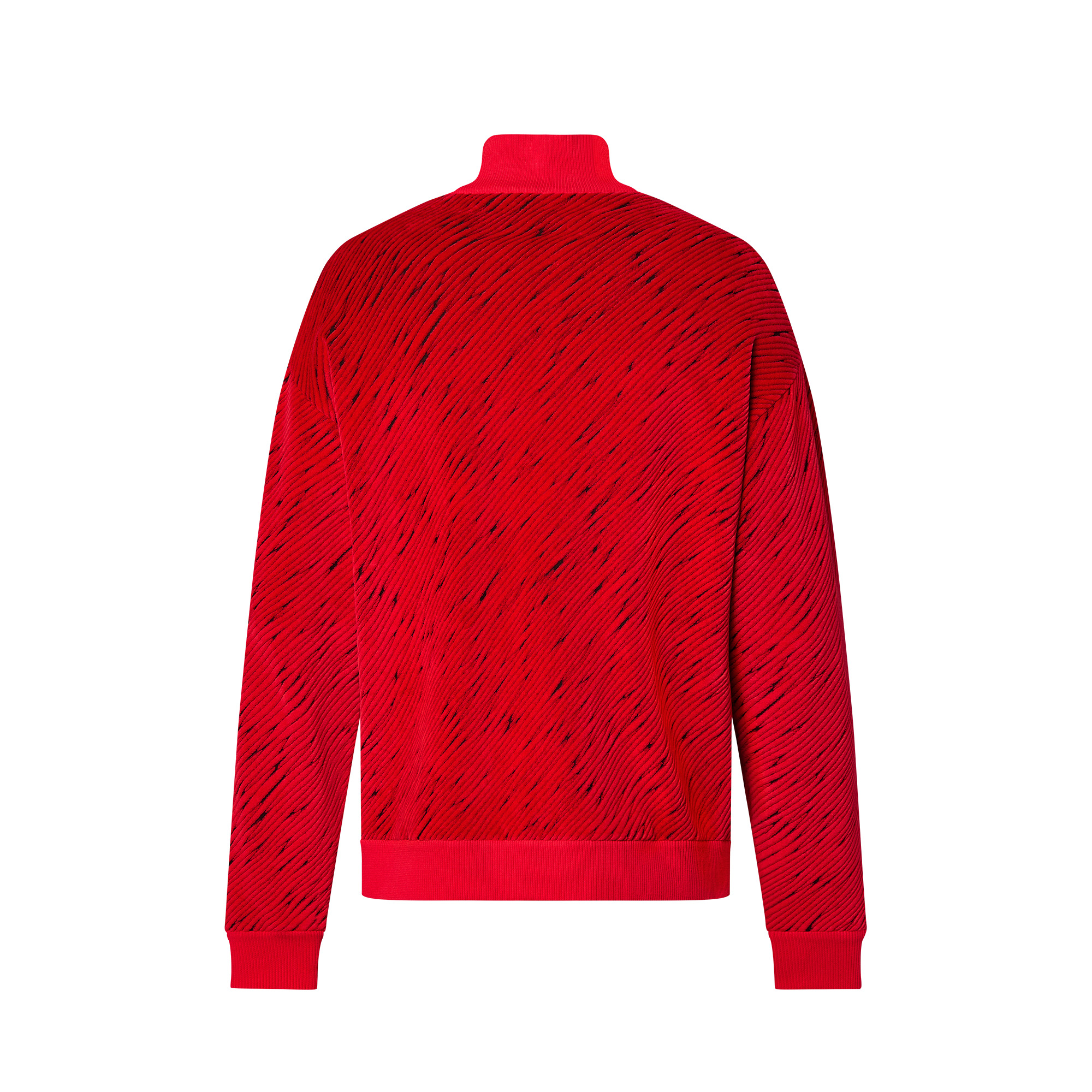 Jacquard Cotton Velvet Tracktop - 3
