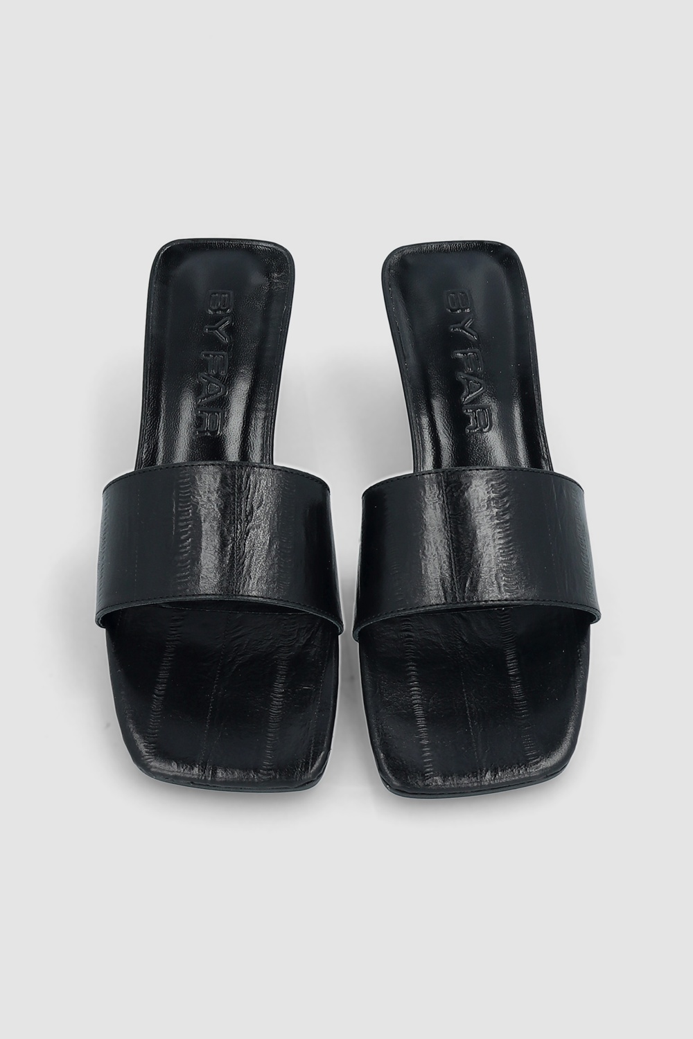 Ceni Black Eel Embossed Leather Slip-On - 4