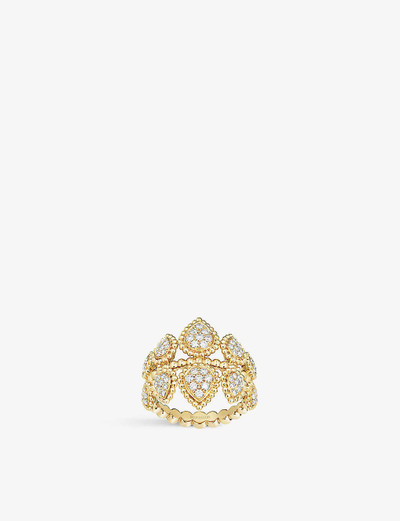 Boucheron Serpent Bohème 18ct yellow-gold and 0.5ct diamond ring outlook