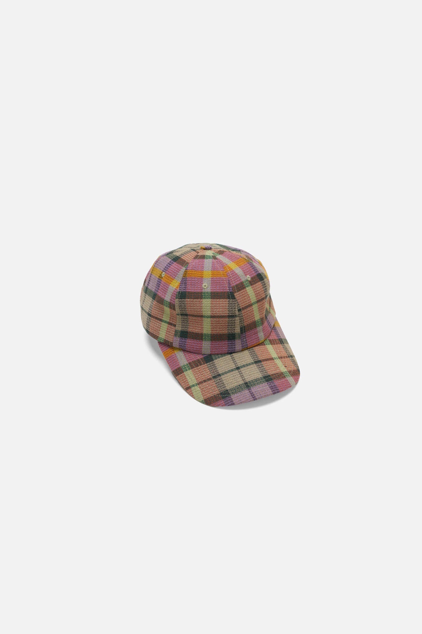 BURNOUT PLAID CAP - 1