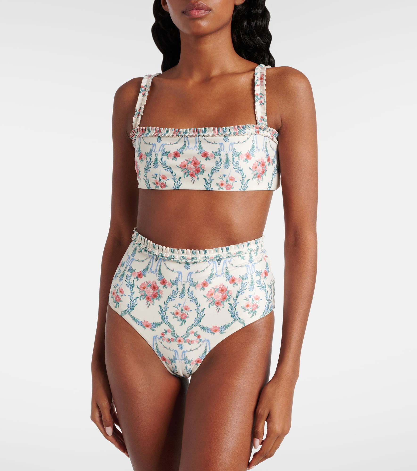 Olmo Mosqueta printed bikini top - 2