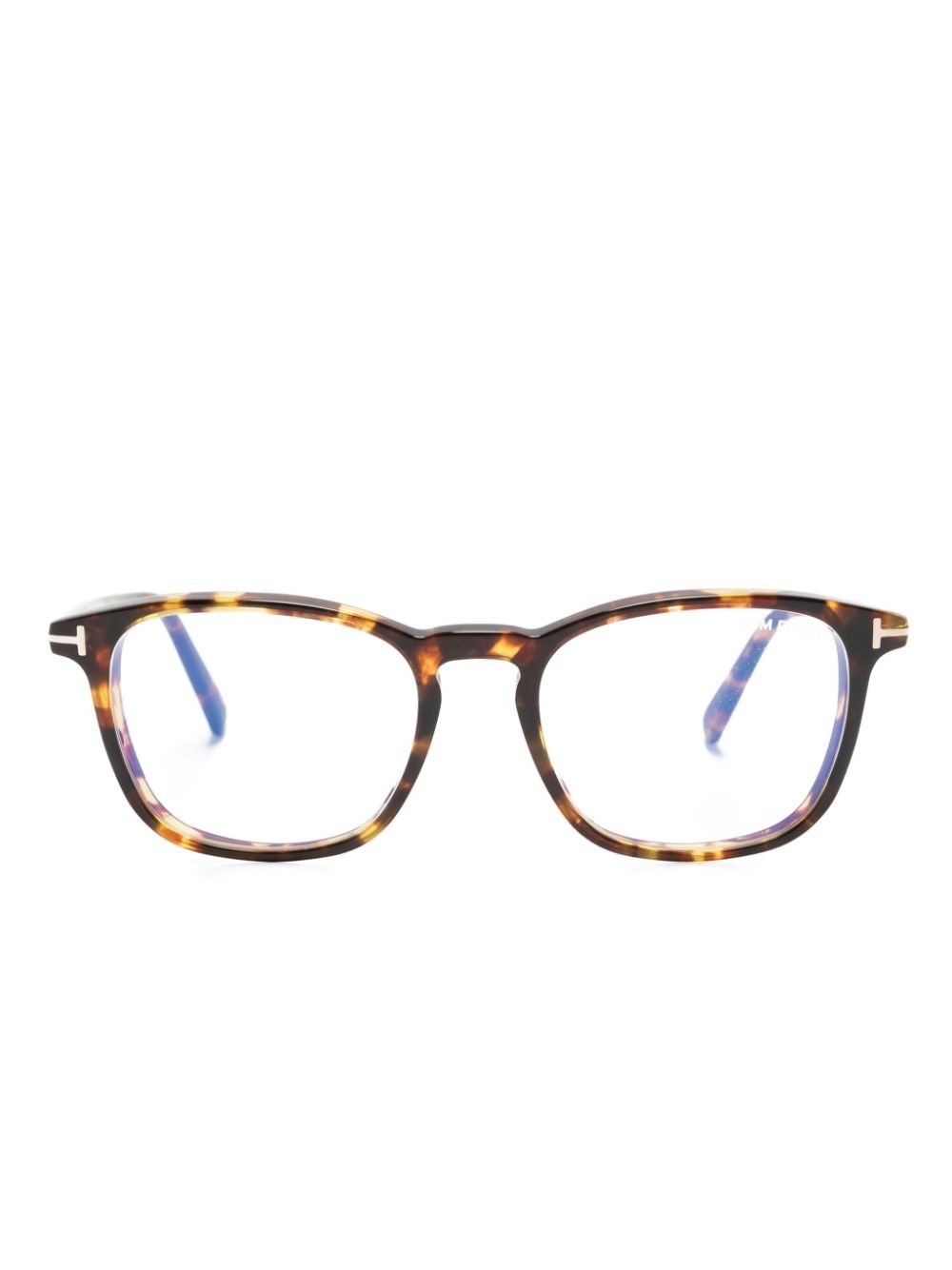 tortoiseshell square-frame glasses - 1