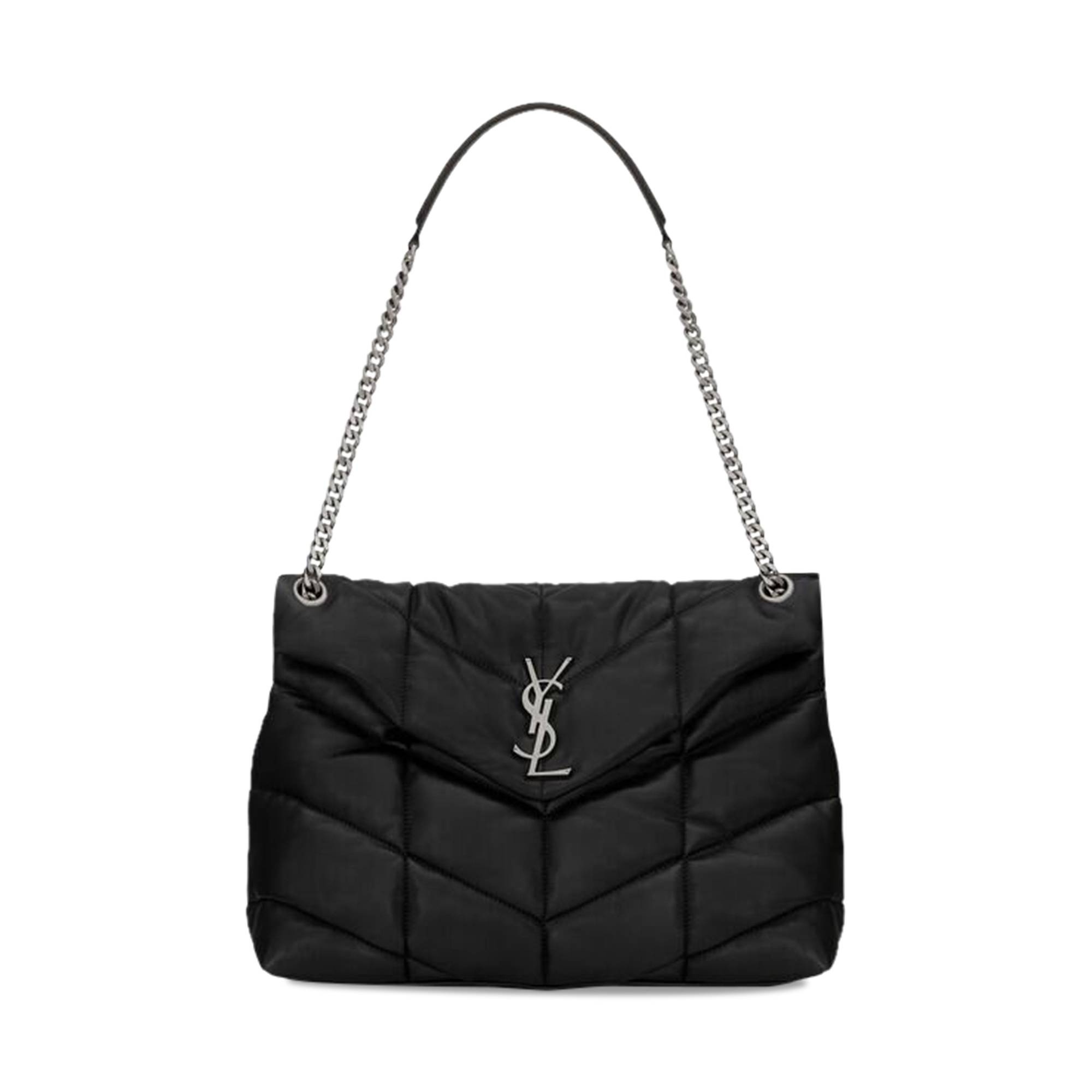 Saint Laurent Puffer Medium Chain Bag 'Black' - 1