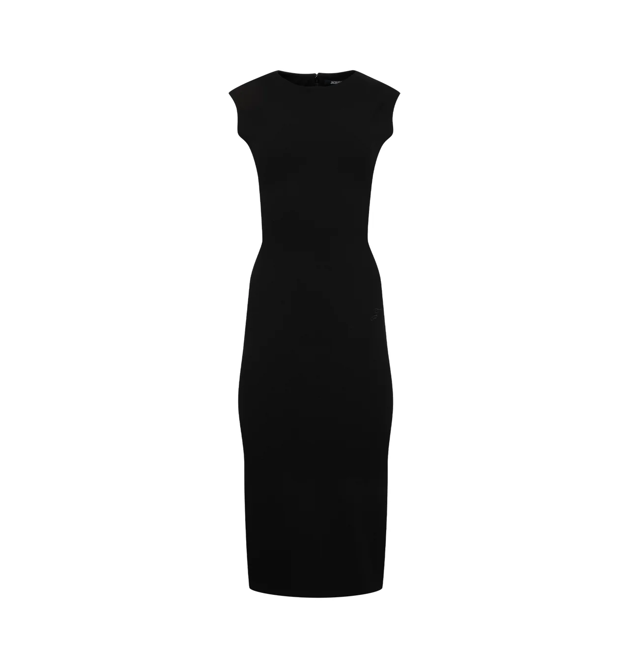 Gathered Fitted Midi Dress - 1