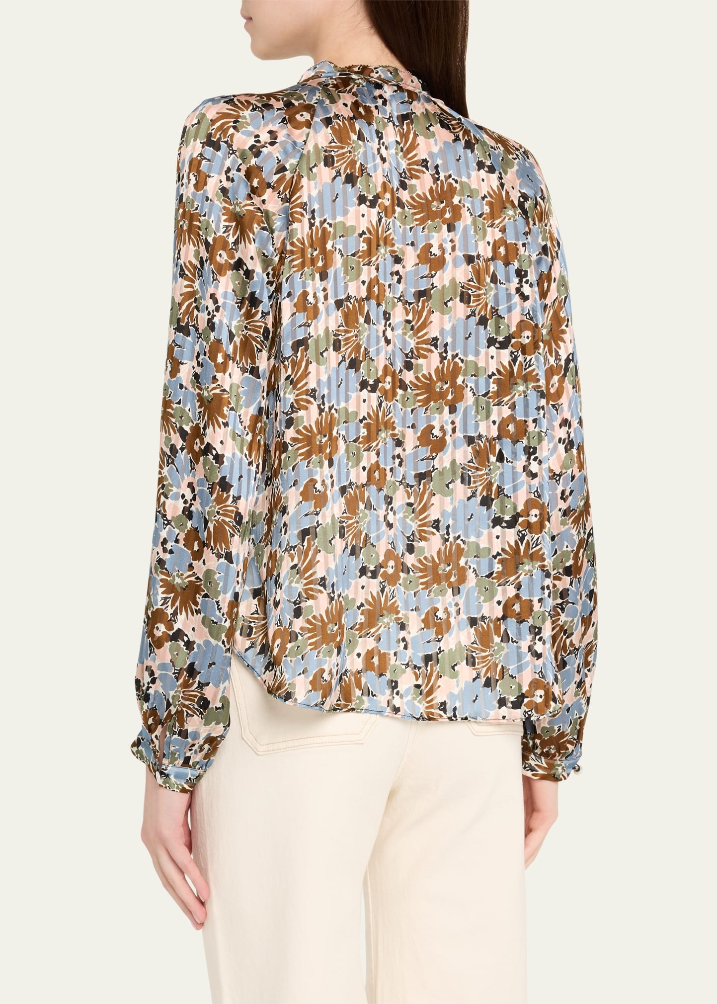 Linds Floral Silk Blouse - 3