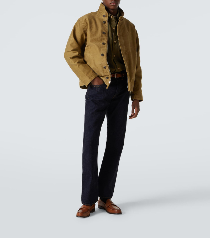 RRL by Ralph Lauren Corduroy-trimmed cotton jacket outlook