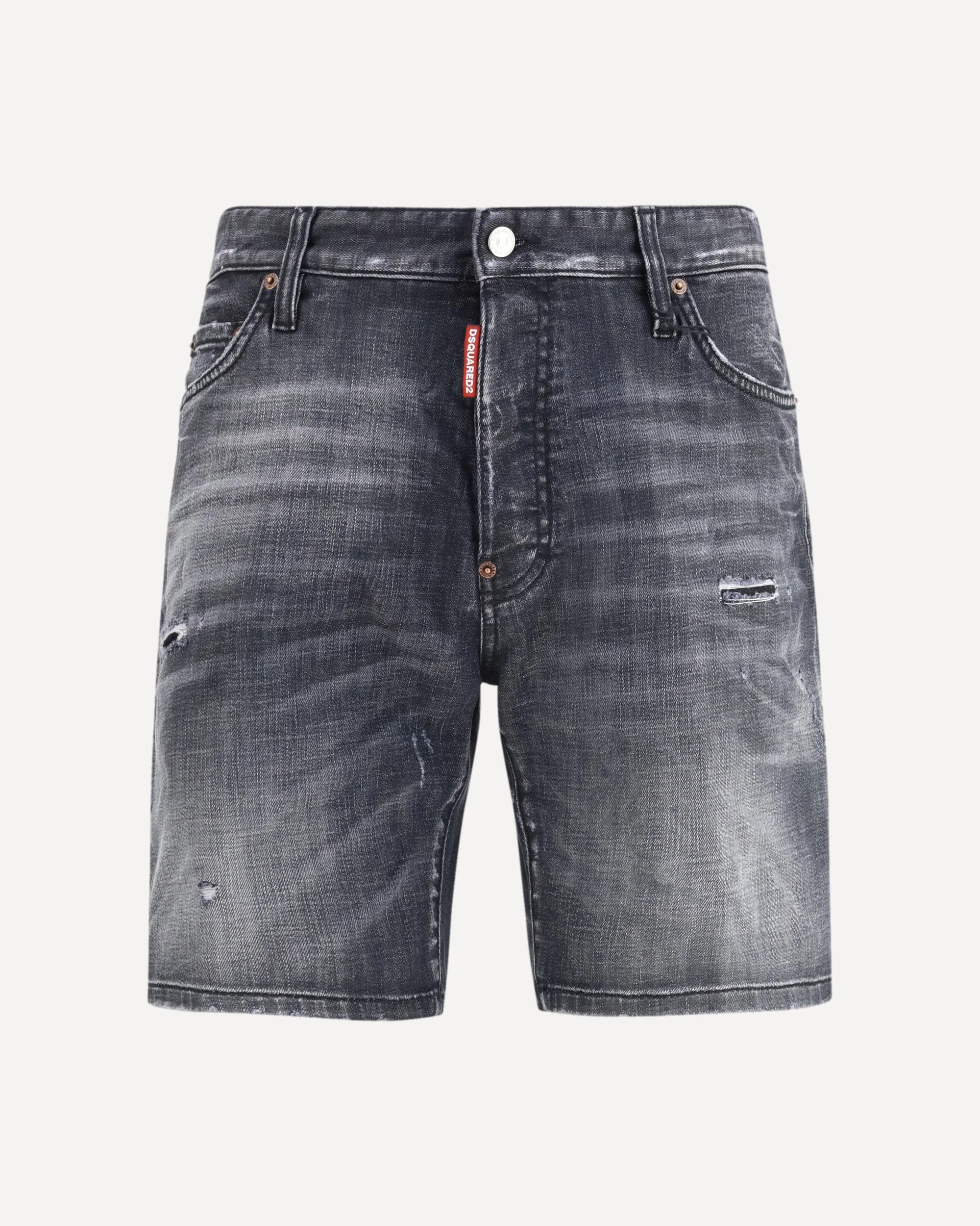 Washed Marine Shorts - 1