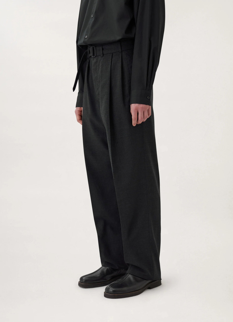 Lemaire LOOSE PLEATED PANTS POLY WOOL | REVERSIBLE