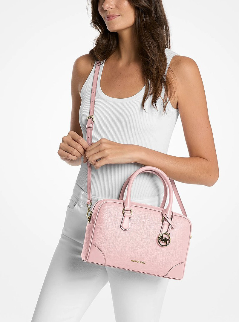 Thompson Pebbled Leather Satchel 3