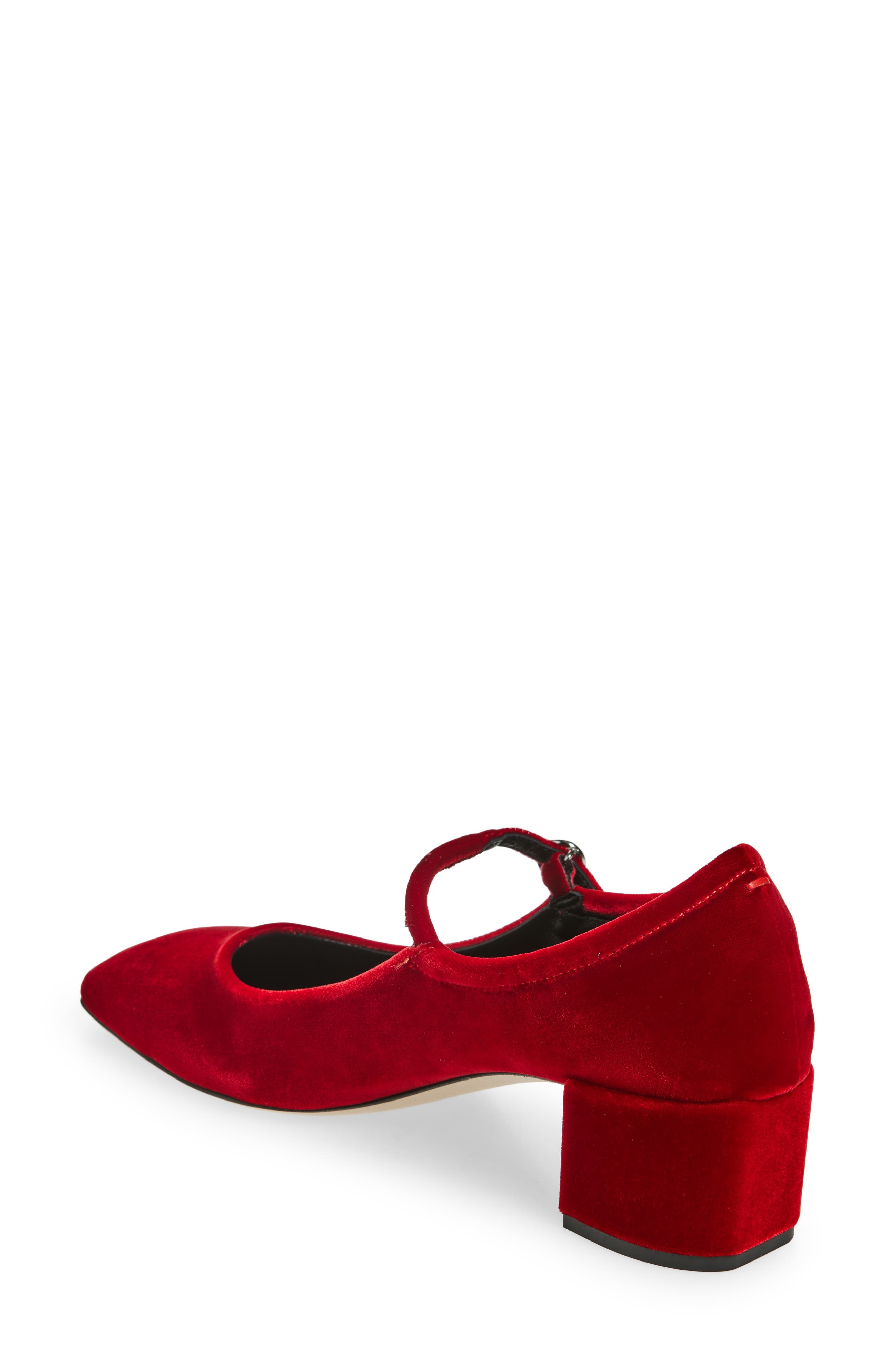 aeyde Aline Mary Jane Pump in Red at Nordstrom - 2