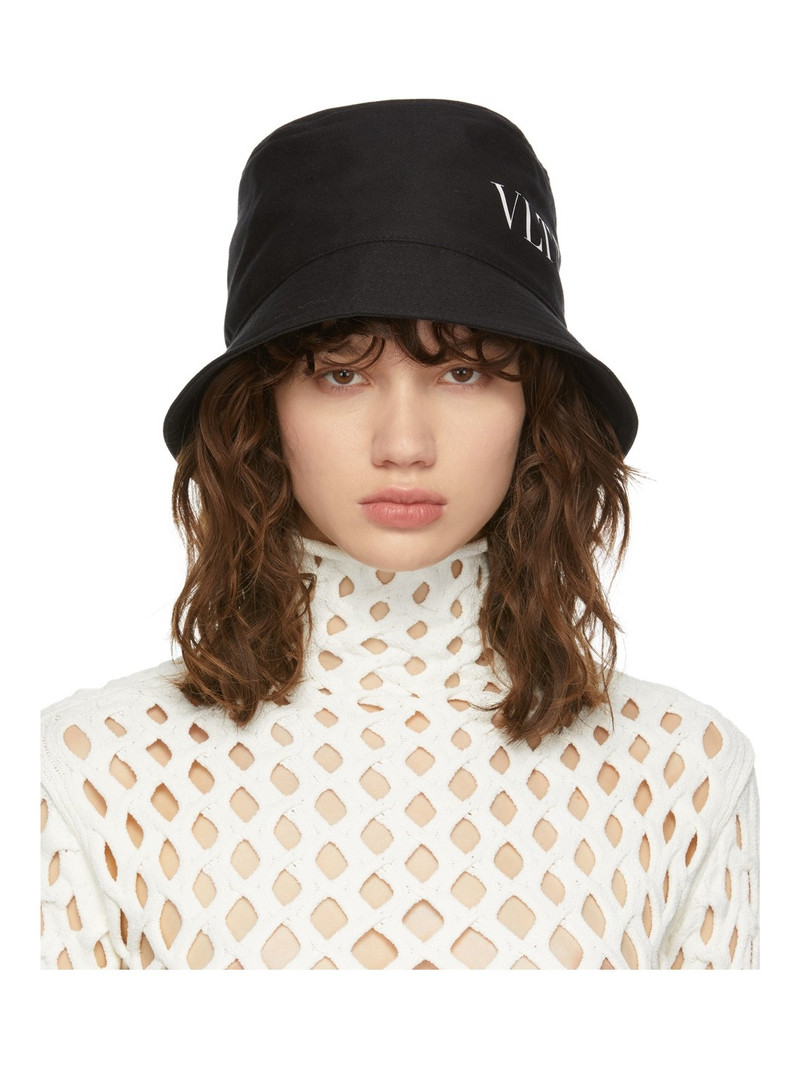 Black VLTN Bucket Hat 1