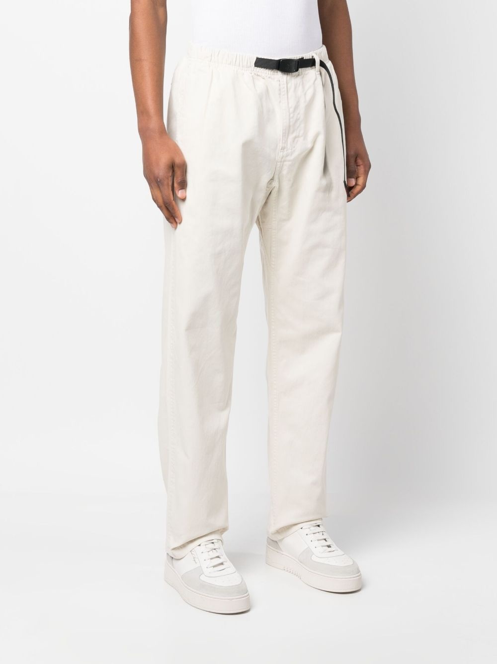 belted loose-fit trousers - 3