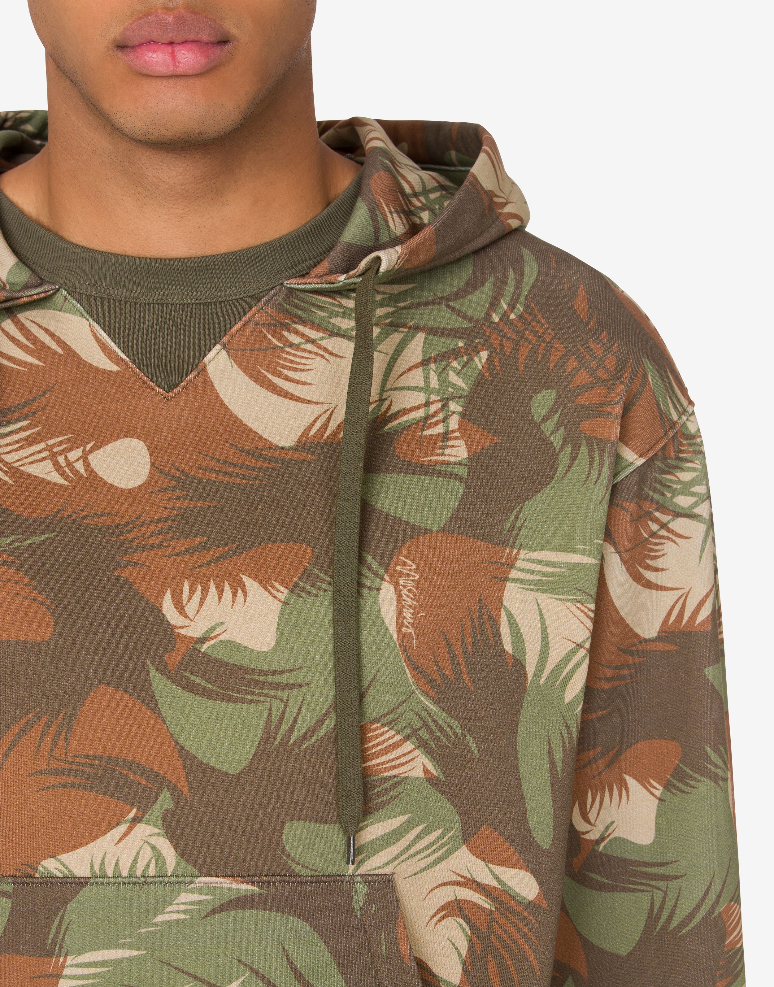 CAMOUFLAGE PRINT HOODIE - 4