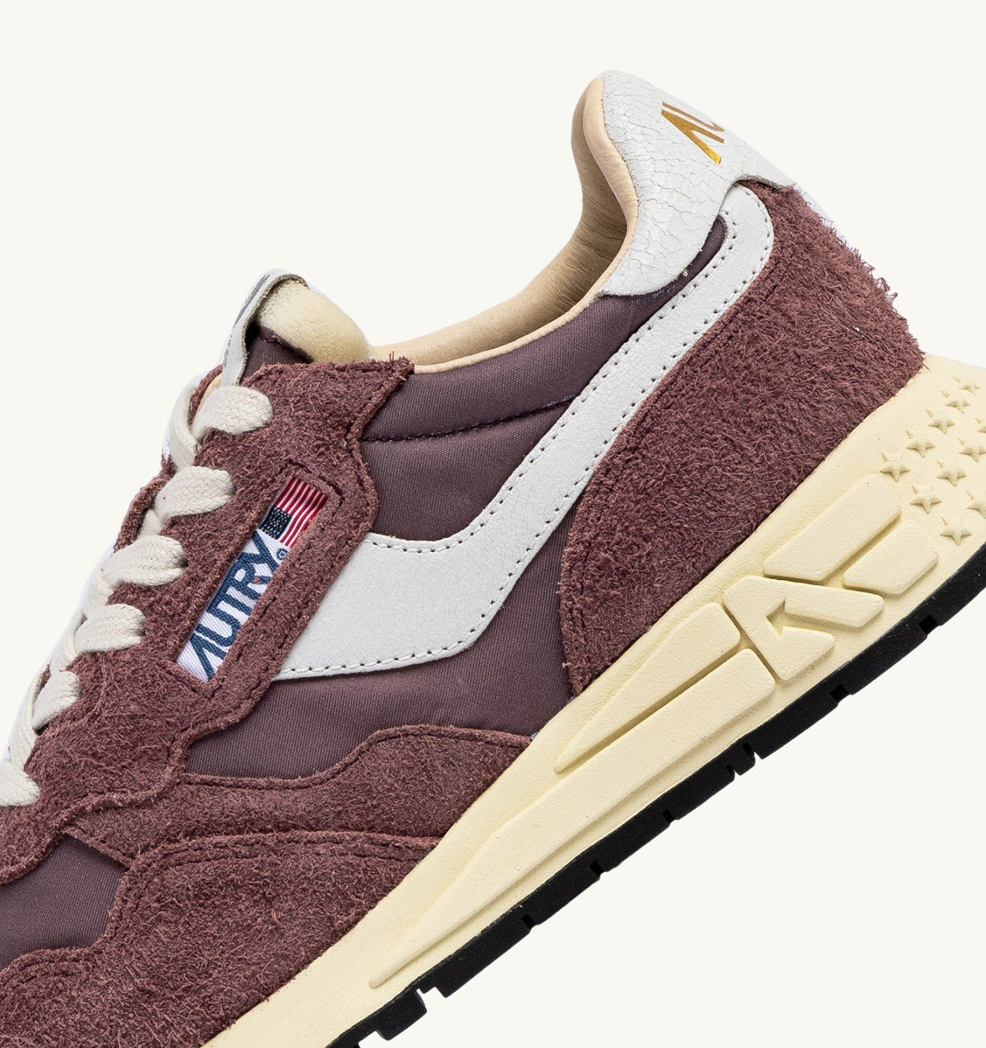 REELWIND LOW SNEAKERS IN TAUPE NYLON AND SUEDE - 6