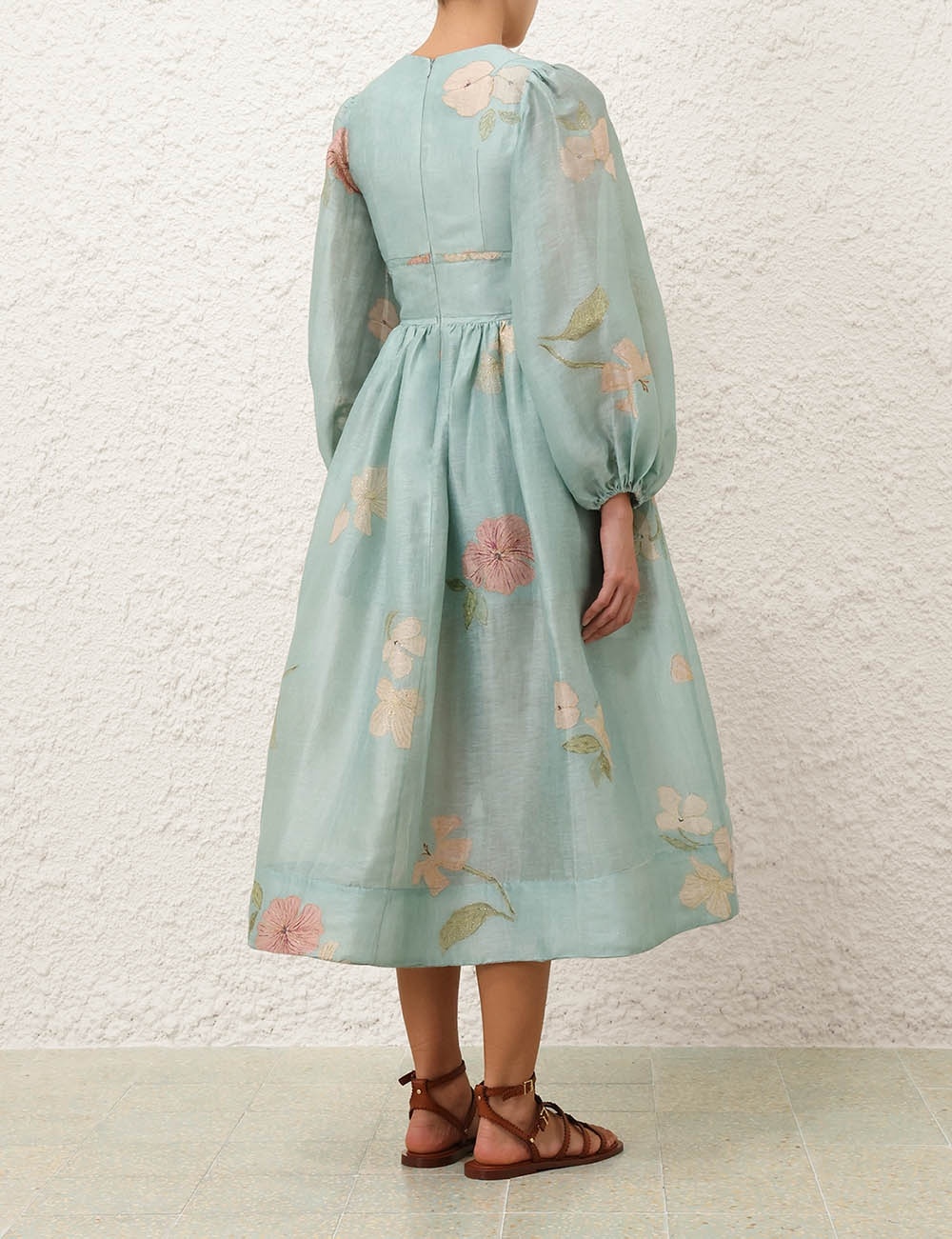 ILLUMINATE DRAWN BILLOW DRESS - 4