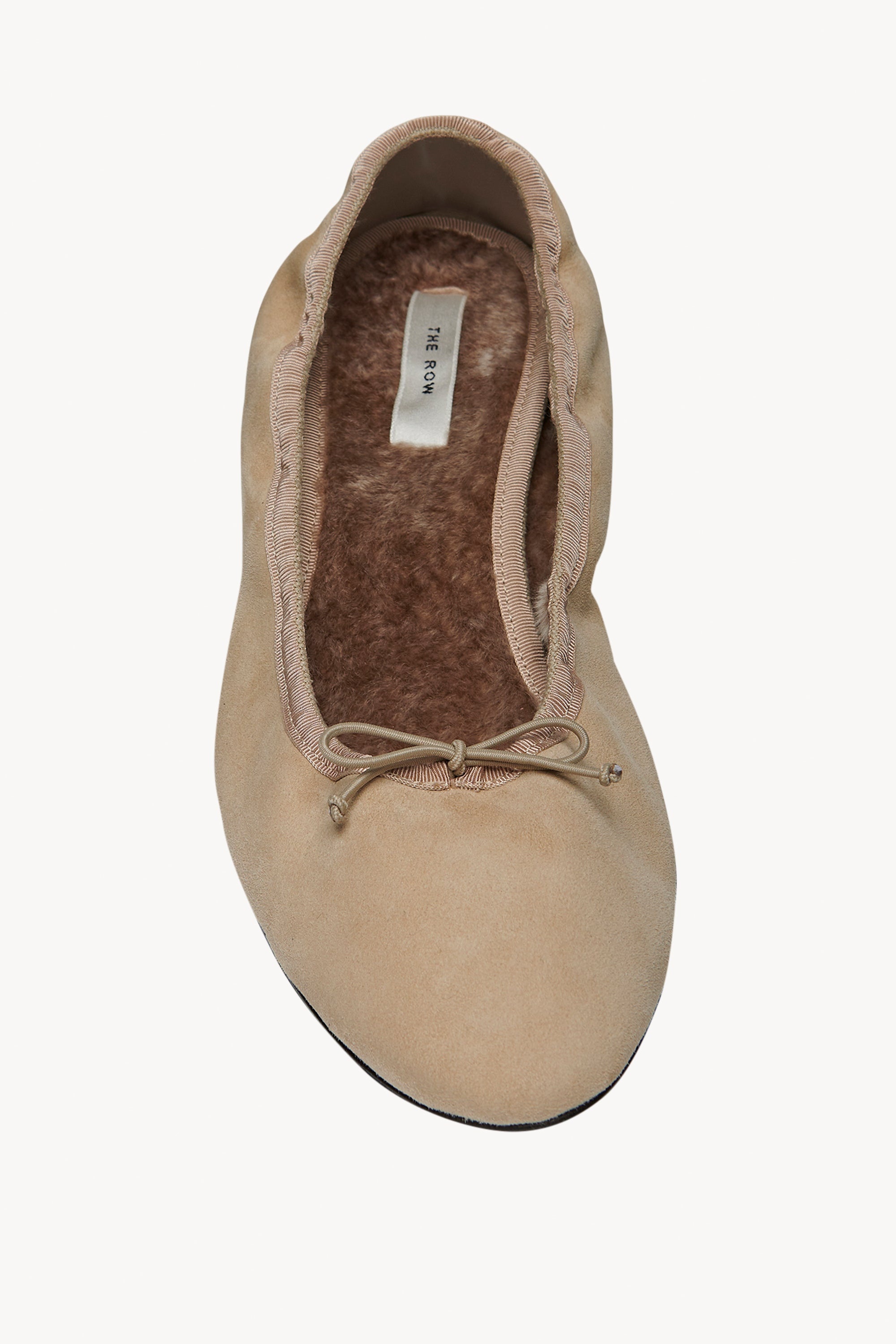 Awar Heeled Ballerina in Suede - 3