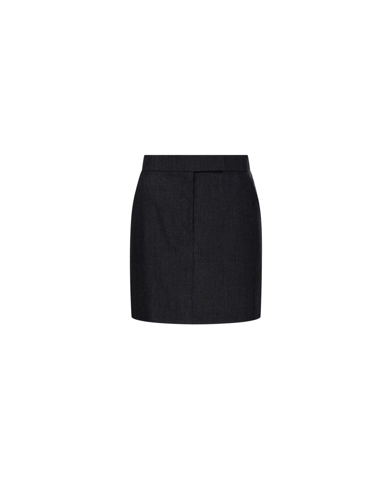 High Waist Mini Skirt - 1