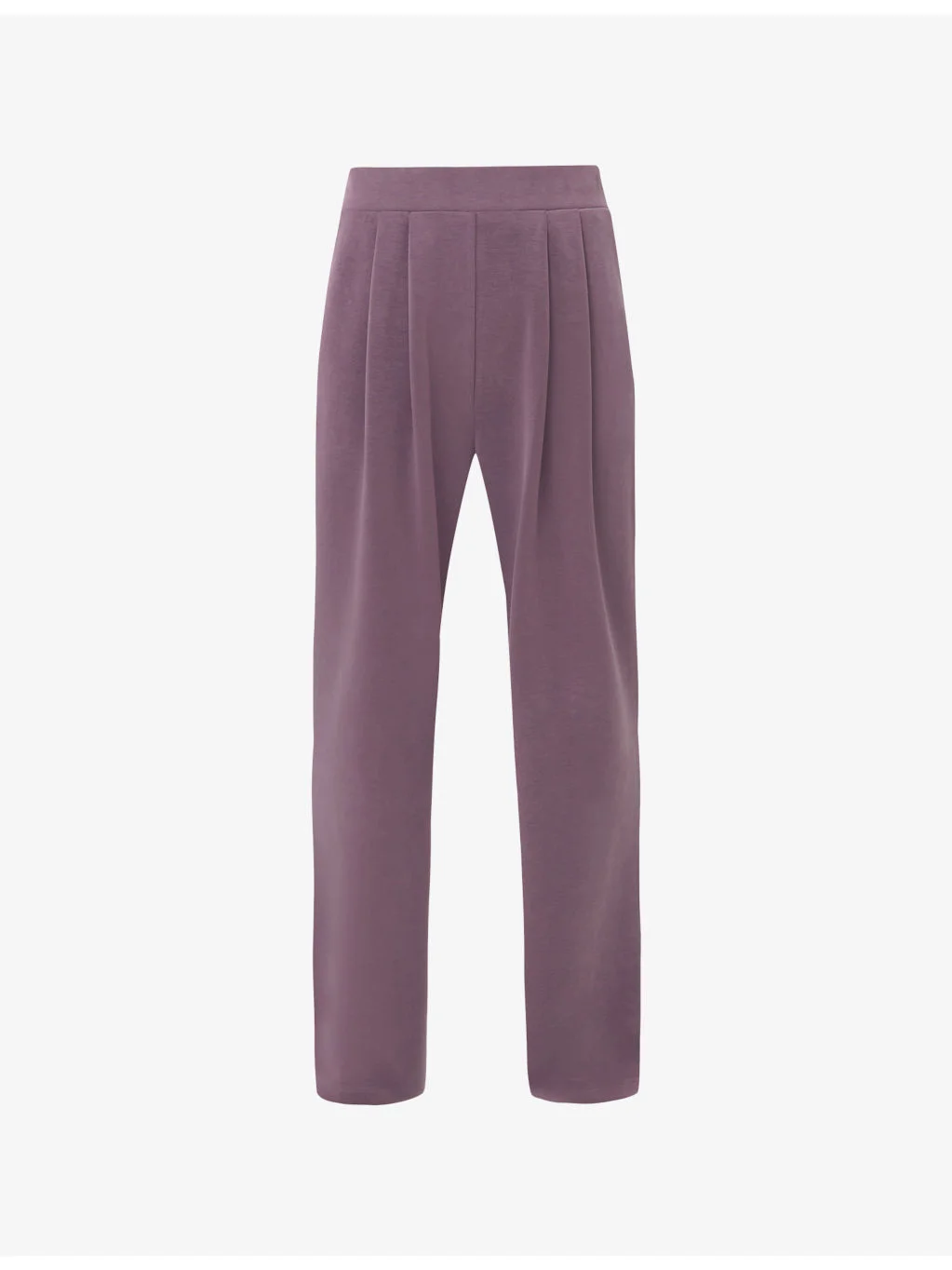 Sand Wash Wide-Leg Stretch-Woven Trousers - 1