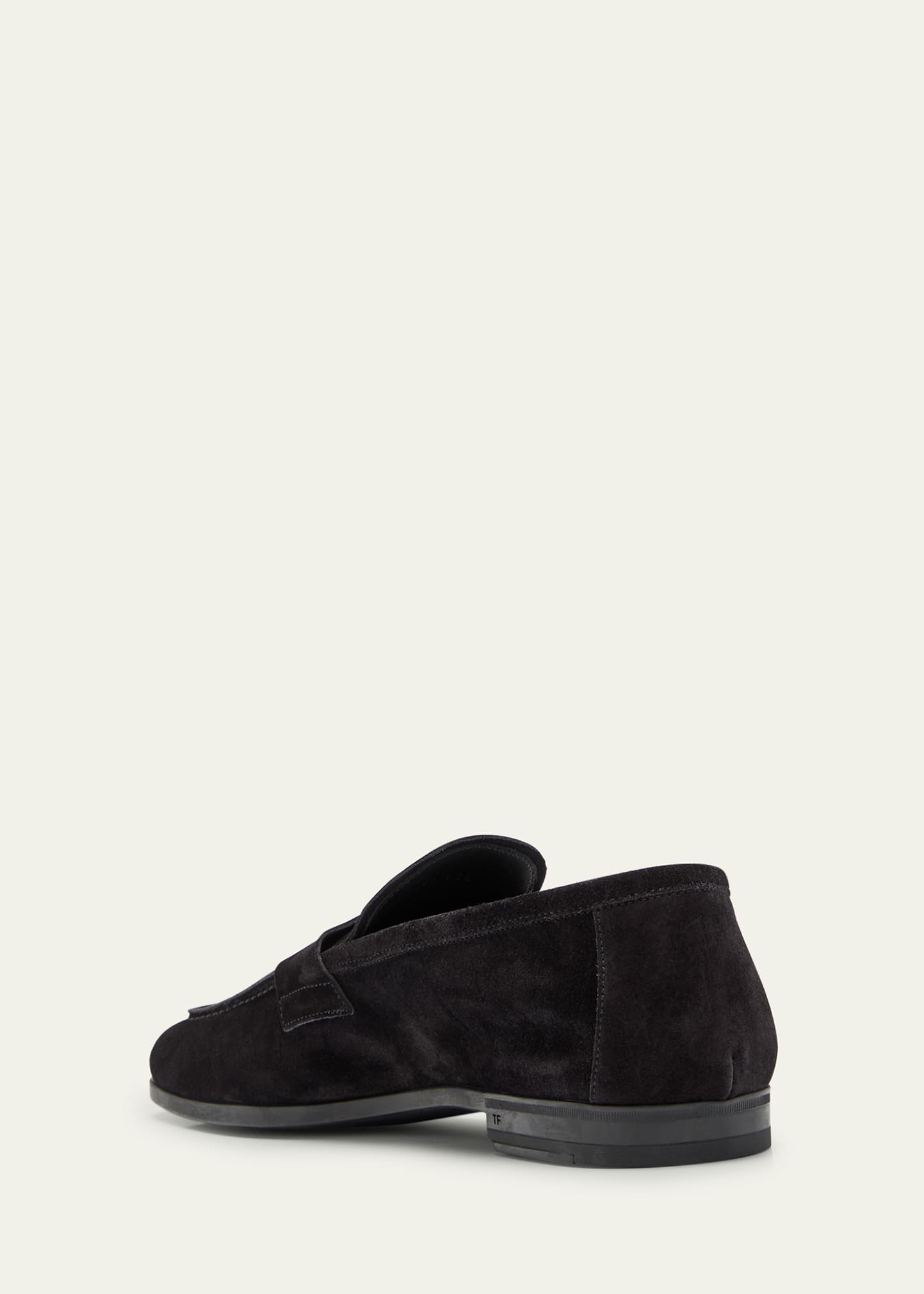 Men's Sean Suede Penny Loafers - 4