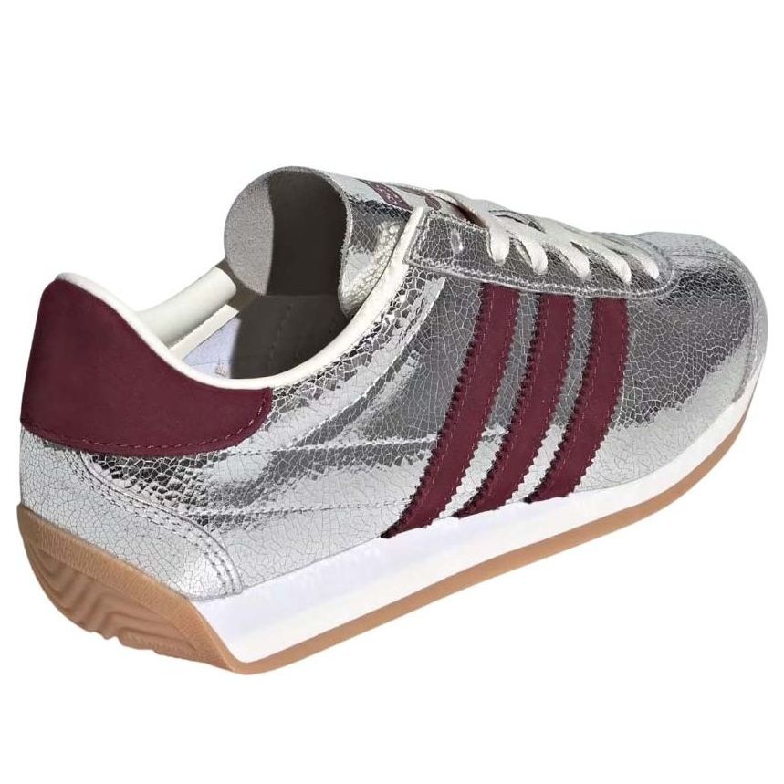 (WMNS) adidas Country OG 'Silver Metallic Maroon' JQ5111 - 4