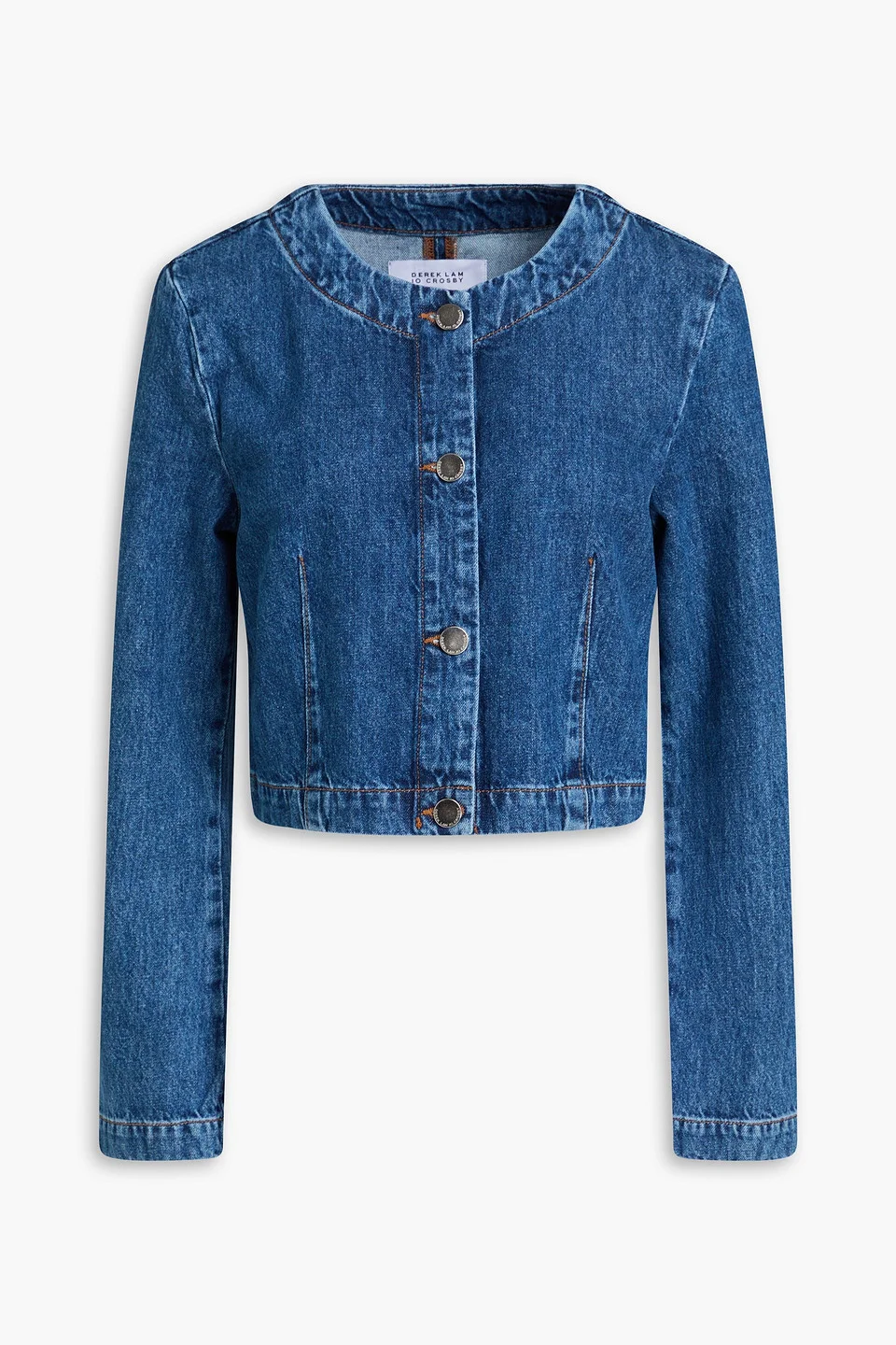 Ezra cropped denim jacket - 1