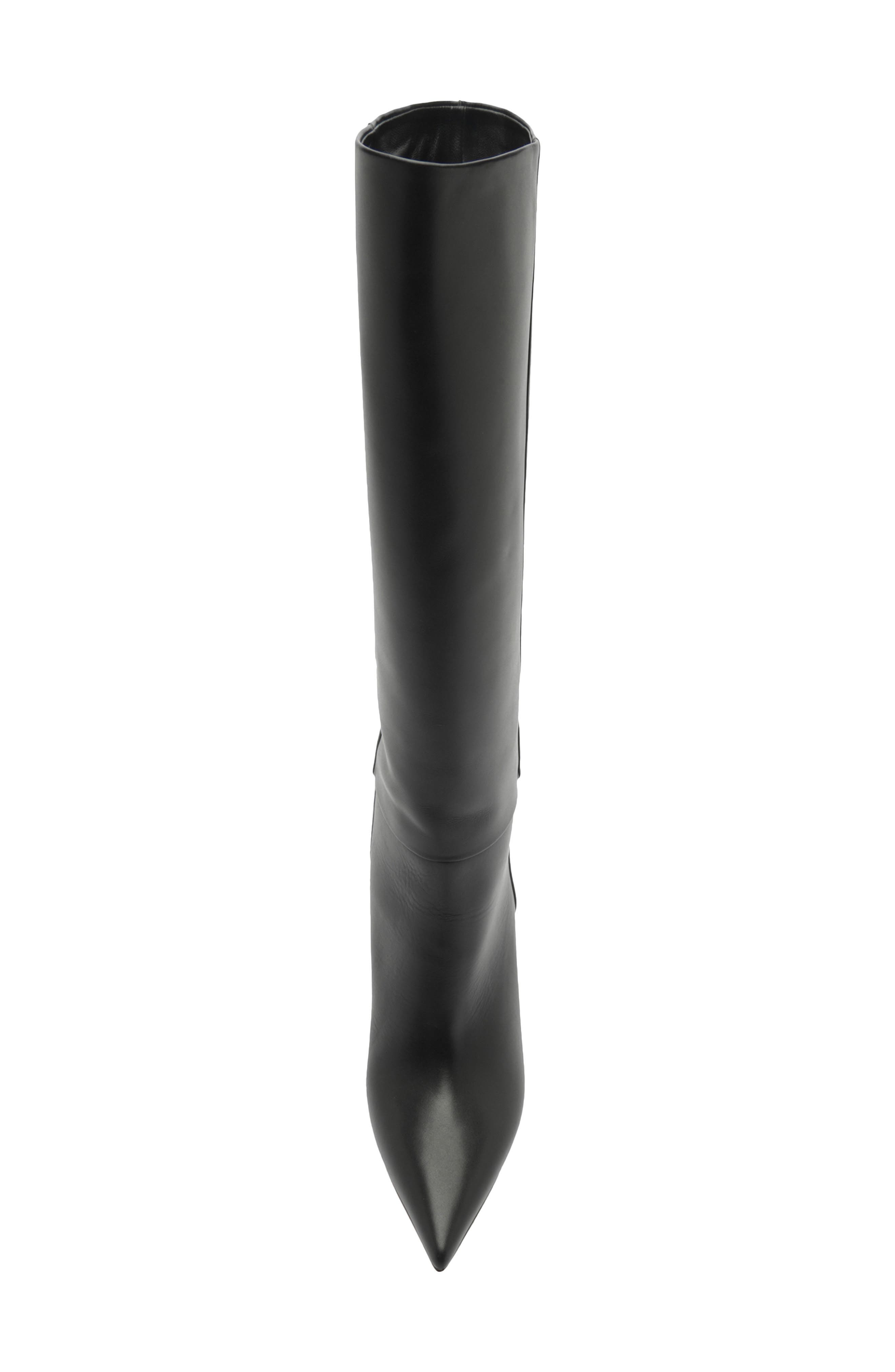 Alexandre Birman Brena Pointed Toe Knee High Boot in Black at Nordstrom - 5