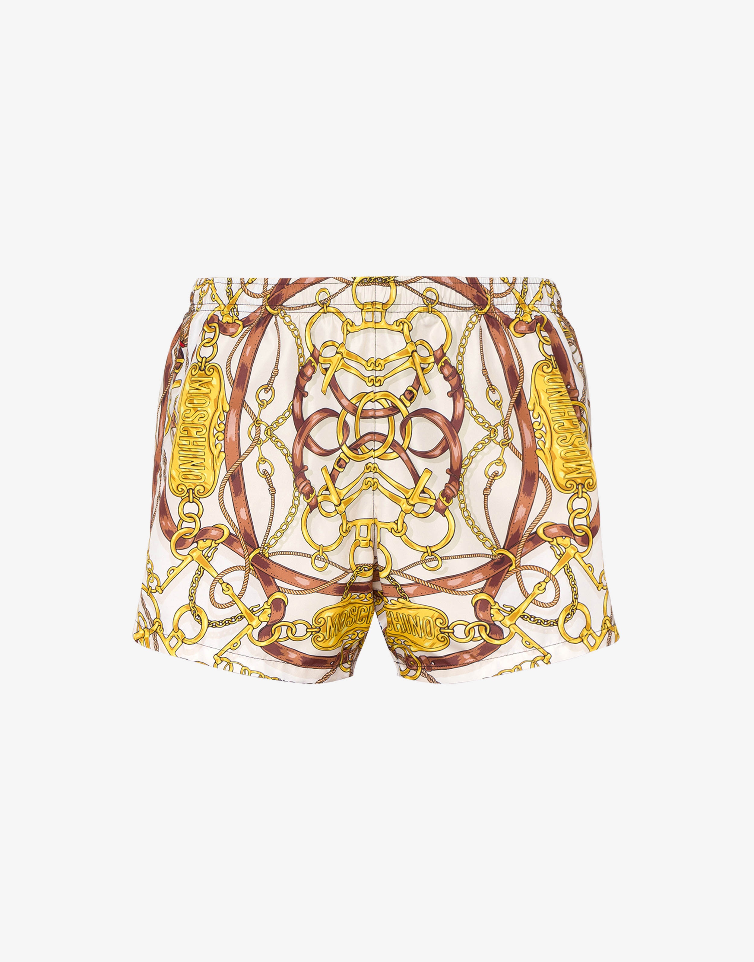 MILITARY TEDDY SCARF SWIM TRUNKS - 1