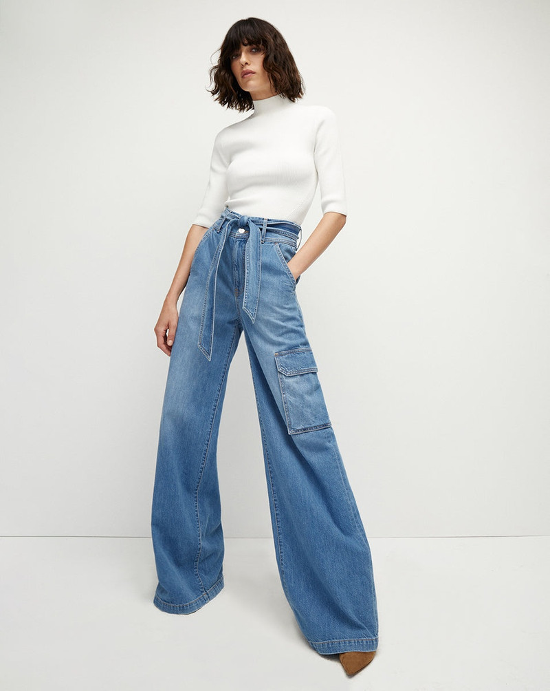 VERONICA BEARD BELISA CARGO JEAN outlook