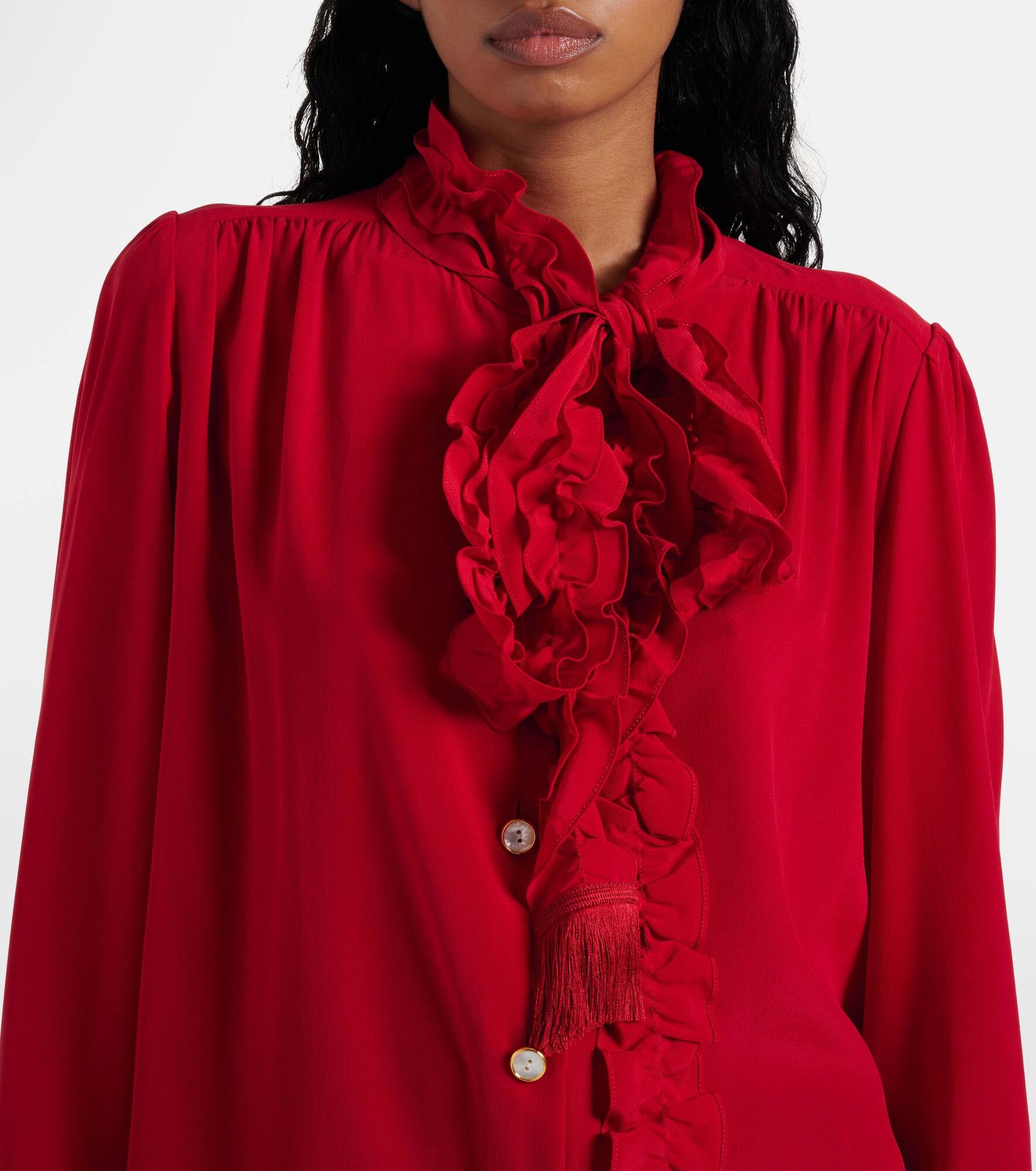 Silk crêpe de chine shirt - 4