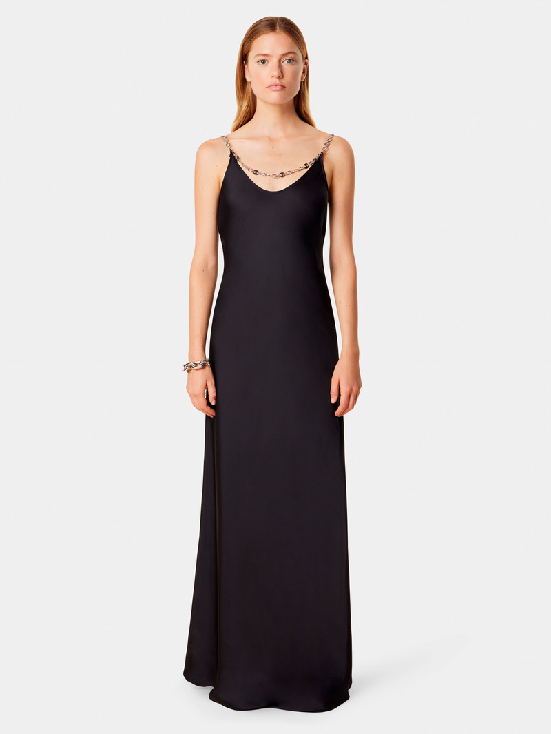 Paco Rabanne LONG BLACK DRESS outlook