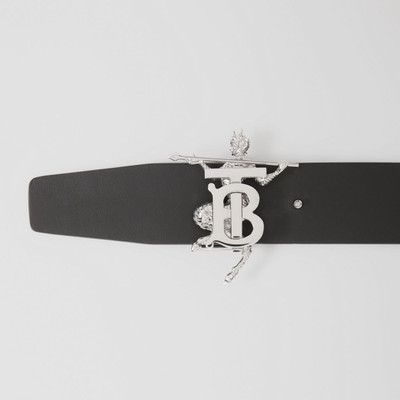 Burberry Mythical Alphabet Monogram Motif Leather Belt outlook